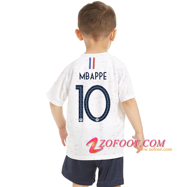 Site Fiable Nouveau Maillot Equipe France Enfant 18 19 Mbappe 10 Exterieur